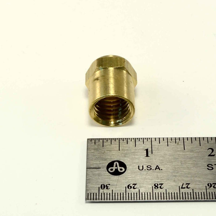 Reusable Hose Barb - 1/4" ID X 9/16" OD hose - USA MADE Air Hose Fittings Brass
