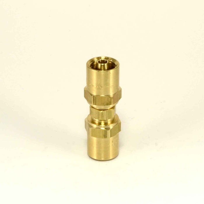 Reusable Hose Barb - 1/4" ID X 9/16" OD hose - USA MADE Air Hose Fittings Brass