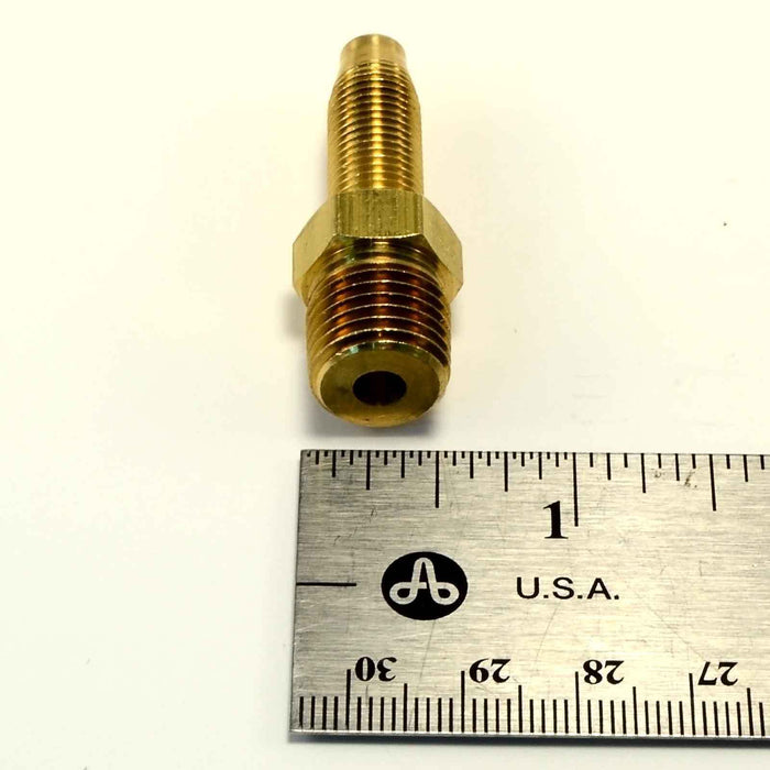 Reusable Hose Barb - 1/4" NPT X 1/4" ID - 1/2" OD hose - Air Hose FIttings