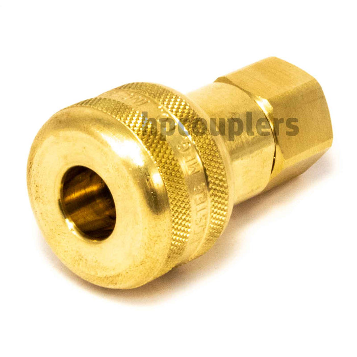 Foster FM2803, 3 Series, Industrial Coupler, Automatic, 1/8" Female NPT, Brass