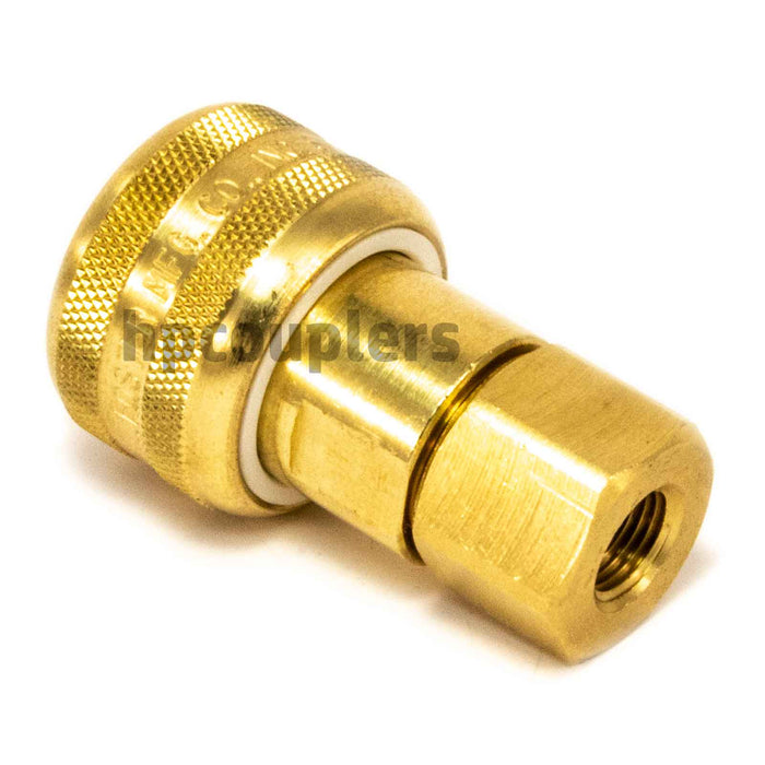 Foster FM2803, 3 Series, Industrial Coupler, Automatic, 1/8" Female NPT, Brass