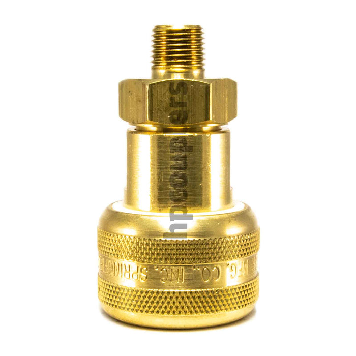 Foster FM2903, 3 Series, Industrial Coupler, Automatic, 1/8" Male NPT, Brass