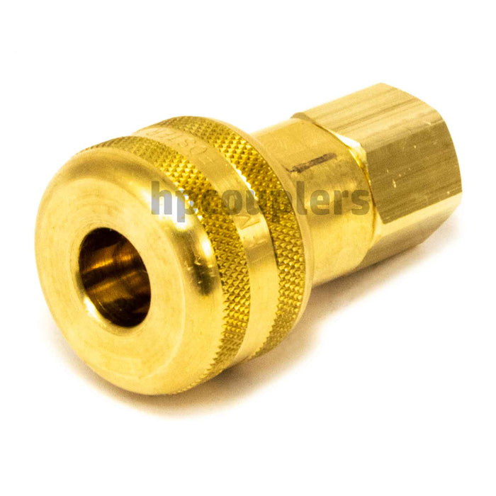 Foster FM3003, 3 Series, Industrial Coupler, Automatic, 1/4" Female NPT, Brass