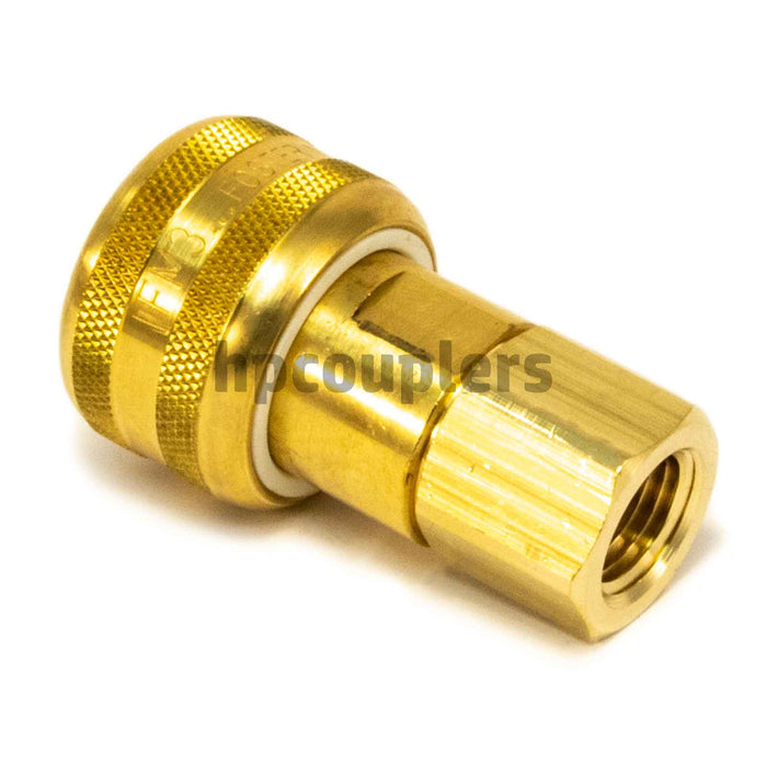 Foster FM3003, 3 Series, Industrial Coupler, Automatic, 1/4" Female NPT, Brass