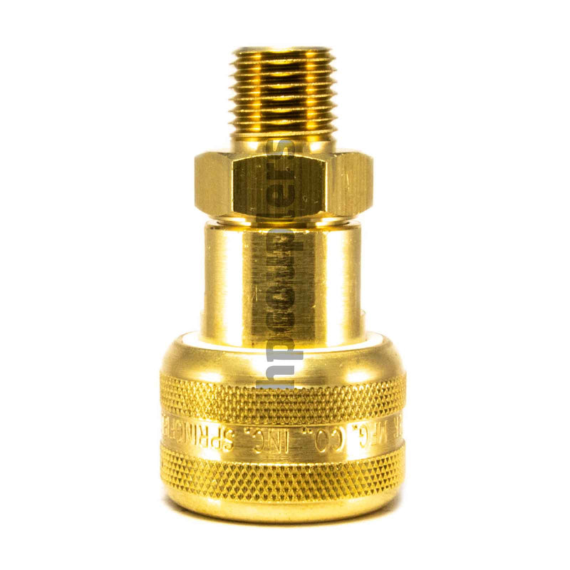 Foster FM3103, 3 Series, Industrial Coupler, Automatic, 1/4" Male NPT, Brass