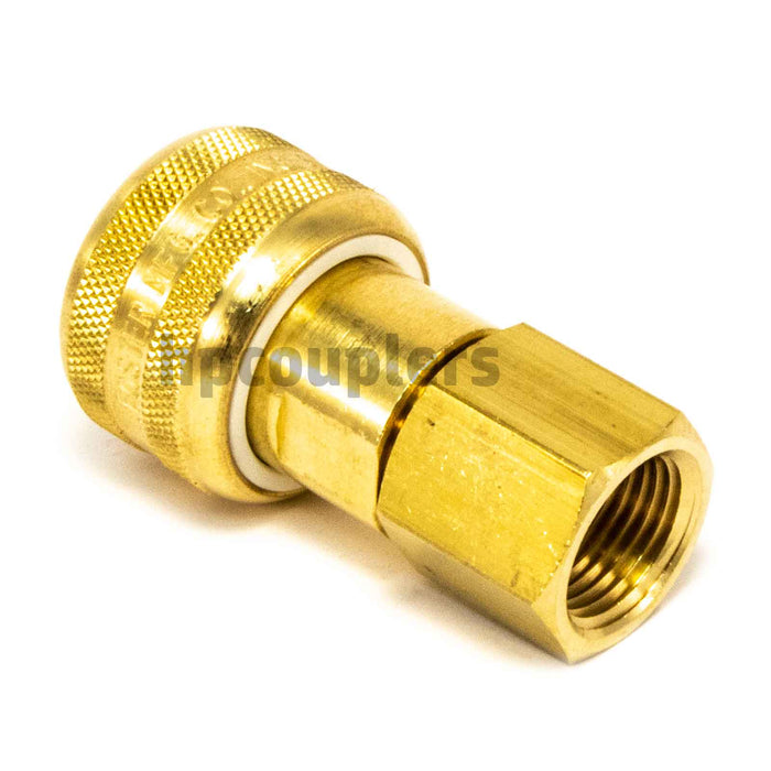 Foster FM3203, 3 Series, Industrial Coupler, Automatic, 3/8" Female NPT, Brass