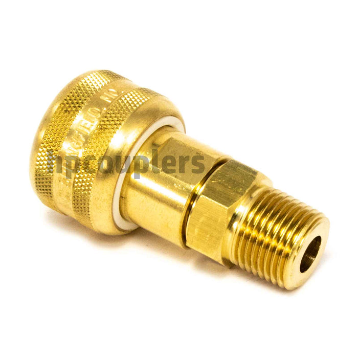 Foster FM3303, 3 Series, Industrial Coupler, Automatic, 3/8" Male NPT, Brass