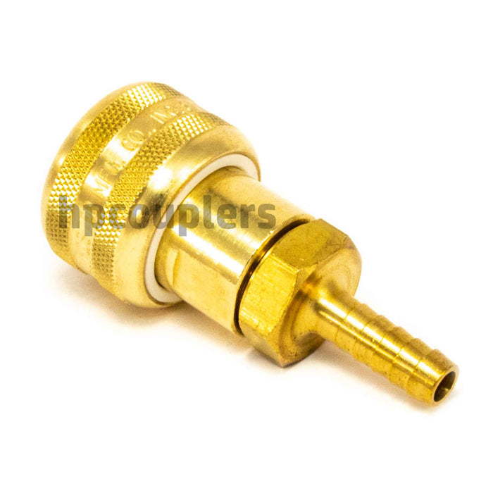 Foster FM3603, 3 Series, Industrial Coupler, Automatic, 1/4" Hose Barb, Brass