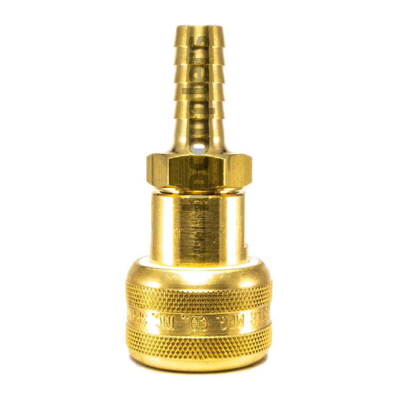 Foster FM3703, 3 Series, Industrial Coupler, Automatic, 3/8" Hose Barb, Brass