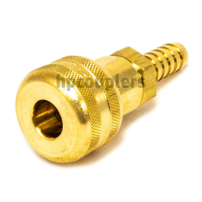 Foster FM3703, 3 Series, Industrial Coupler, Automatic, 3/8" Hose Barb, Brass