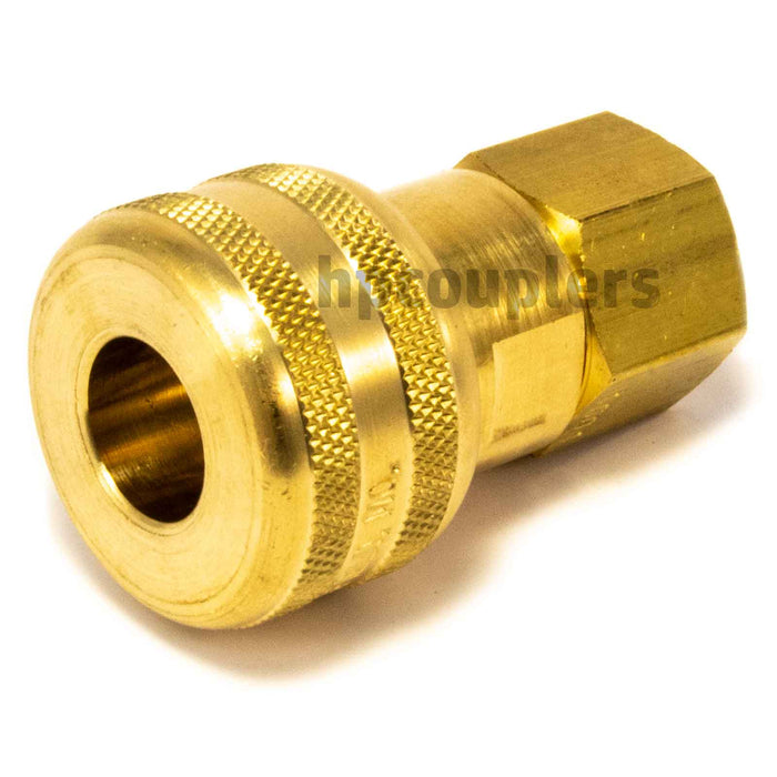 Foster FM4004, 4 Series, Industrial Coupler, Automatic, 1/4" Female NPT, Brass