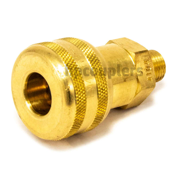 Foster FM4104, 4 Series, Industrial Coupler, Automatic, 1/4" Male NPT, Brass