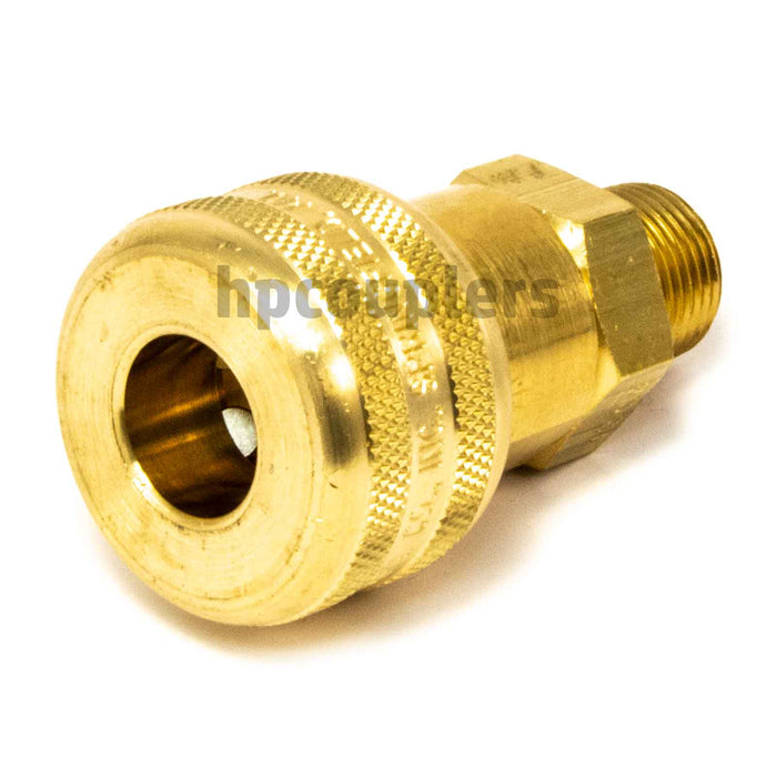 Foster FM4303, 4 Series, Industrial Coupler, Automatic, 3/8" Male NPT, Brass