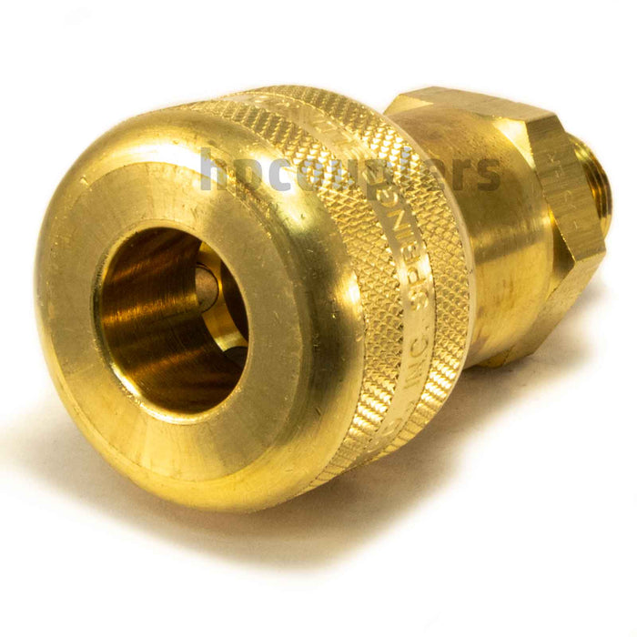 Foster FM5105, 5 Series, Industrial Coupler, Automatic, 3/8" Male NPT, Brass