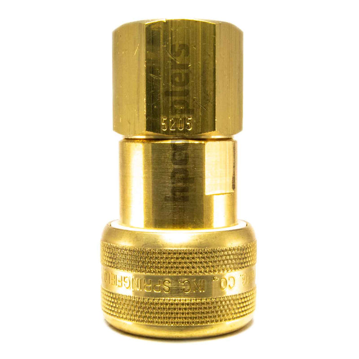 Foster FM5205, 5 Series, Industrial Coupler, Automatic, 1/2" Female NPT, Brass