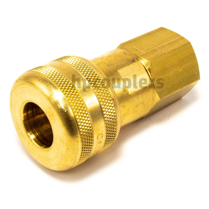 Foster FM5205, 5 Series, Industrial Coupler, Automatic, 1/2" Female NPT, Brass