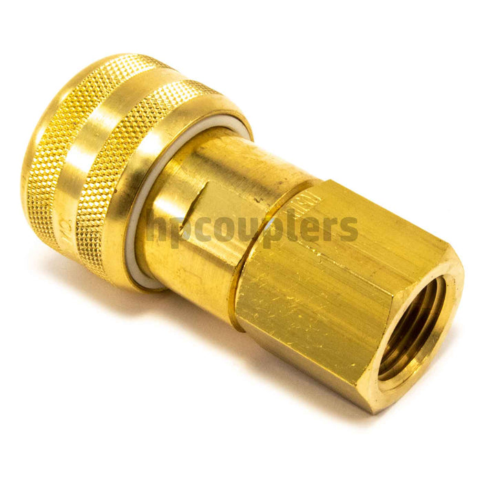 Foster FM5205, 5 Series, Industrial Coupler, Automatic, 1/2" Female NPT, Brass