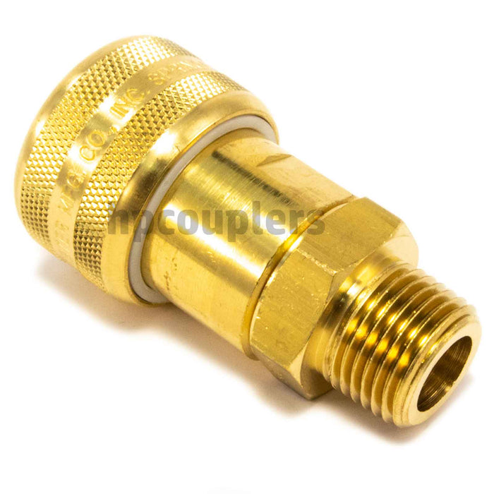 Foster FM5305, 5 Series, Industrial Coupler, Automatic, 1/2" Male NPT, Brass
