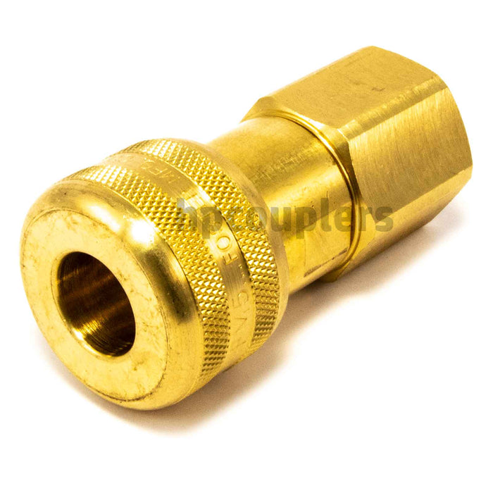 Foster FM5405, 5 Series, Industrial Coupler, Automatic, 3/4" Female NPT, Brass