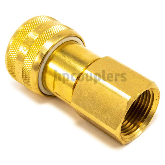 Foster FM5405, 5 Series, Industrial Coupler, Automatic, 3/4" Female NPT, Brass