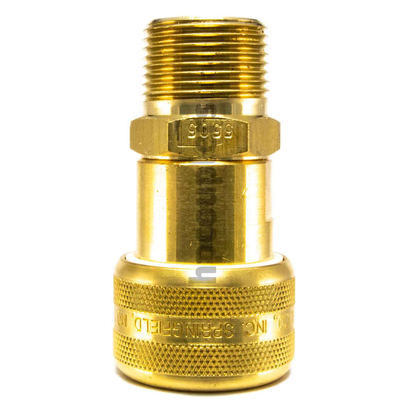 Foster FM5505, 5 Series, Industrial Coupler, Automatic, 3/4" Male NPT, Brass