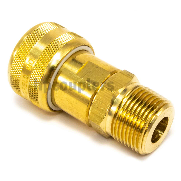 Foster FM5505, 5 Series, Industrial Coupler, Automatic, 3/4" Male NPT, Brass