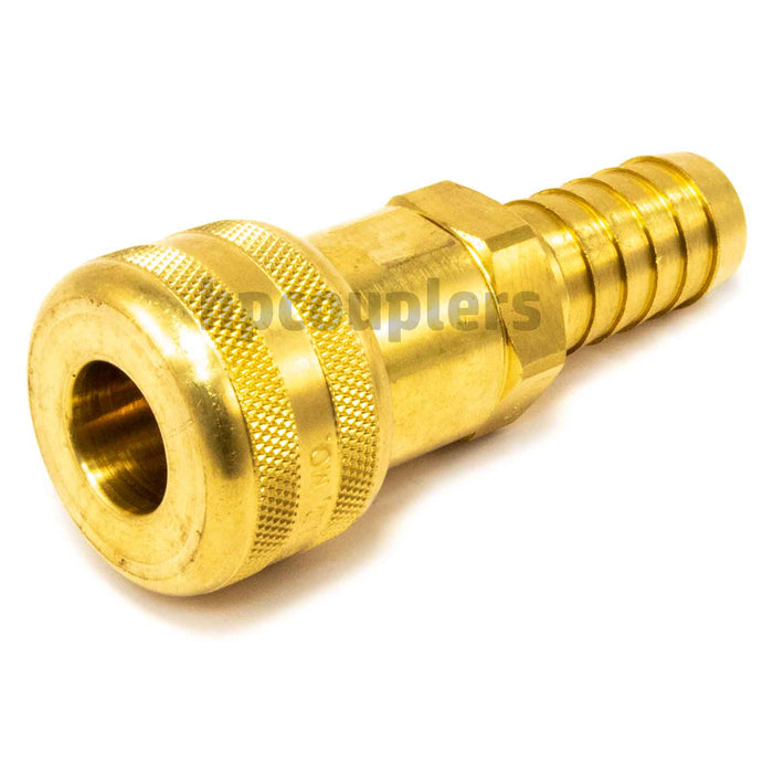 Foster FM5905, 5 Series, Industrial Coupler, Automatic, 3/4" Hose Barb, Brass