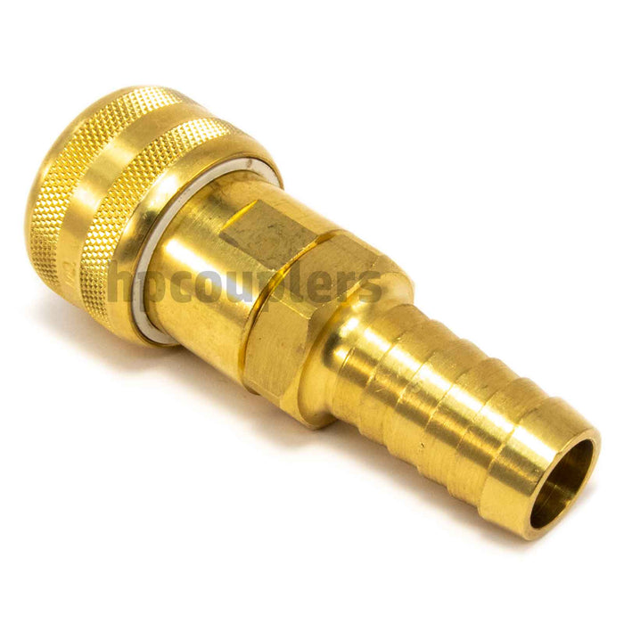Foster FM5905, 5 Series, Industrial Coupler, Automatic, 3/4" Hose Barb, Brass