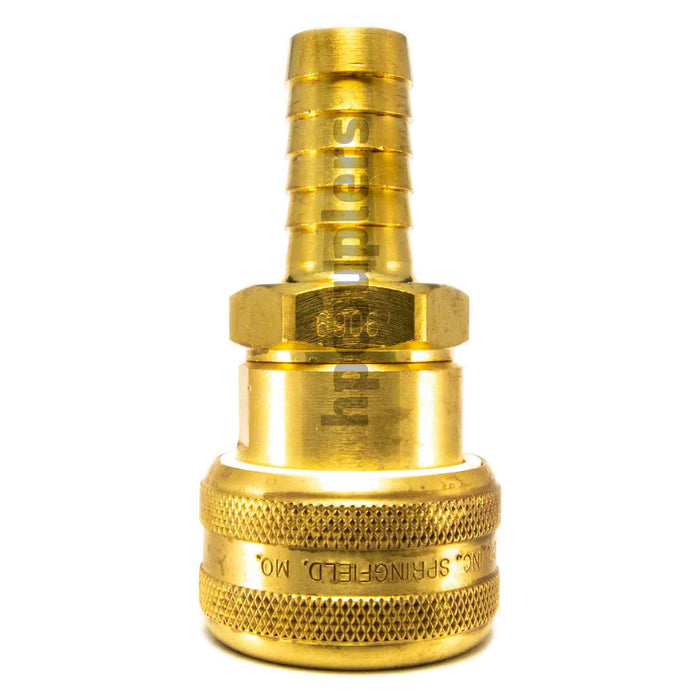 Foster FM6906, 6 Series, Industrial Coupler, Automatic, 3/4" Hose Barb, Brass