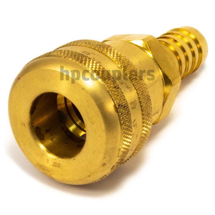 Foster FM6906, 6 Series, Industrial Coupler, Automatic, 3/4" Hose Barb, Brass