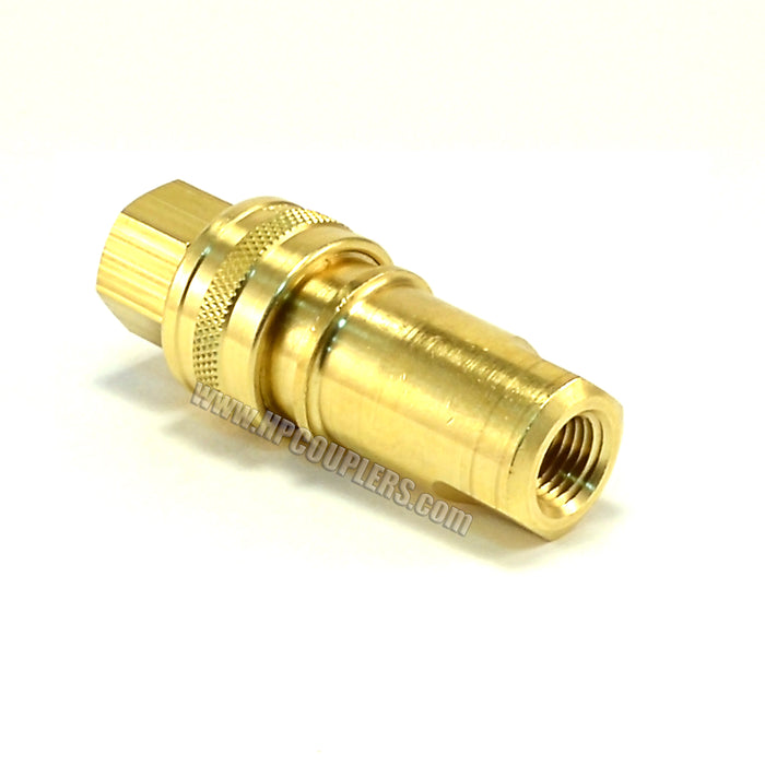 Foster H2B K2B, FHK Series, ISO B,  1/4" Two Way Shut-off, Coupler and Plug Set, Brass