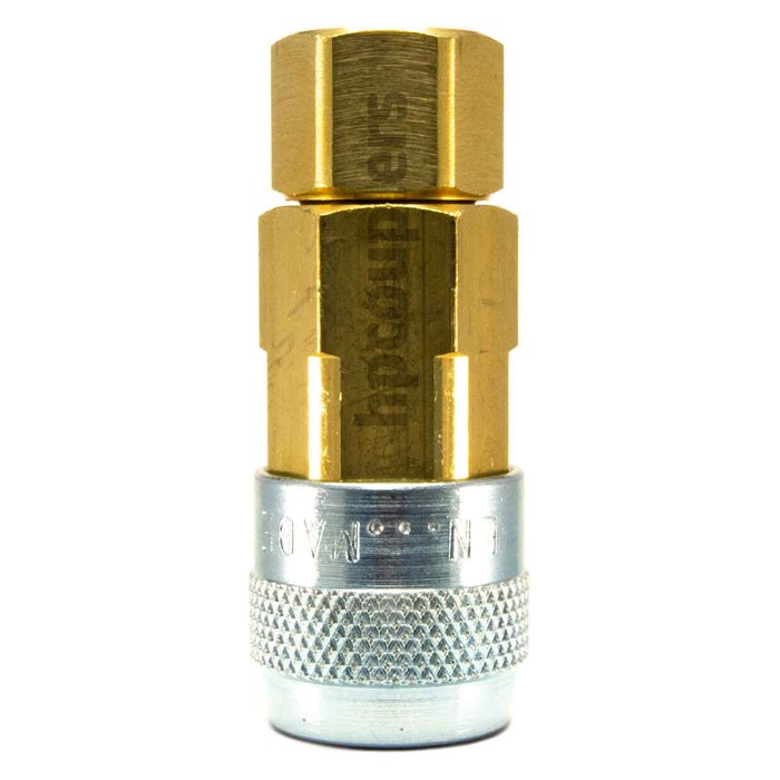 Foster LN2803, LN Series, Lincoln Coupler, Automatic 1/8" Female NPT, Brass, Steel