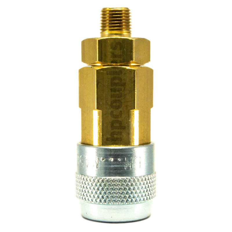 Foster LN2903, LN Series, Lincoln Coupler, Automatic 1/8" Male NPT, Brass, Steel