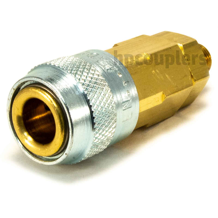 Foster LN2903, LN Series, Lincoln Coupler, Automatic 1/8" Male NPT, Brass, Steel