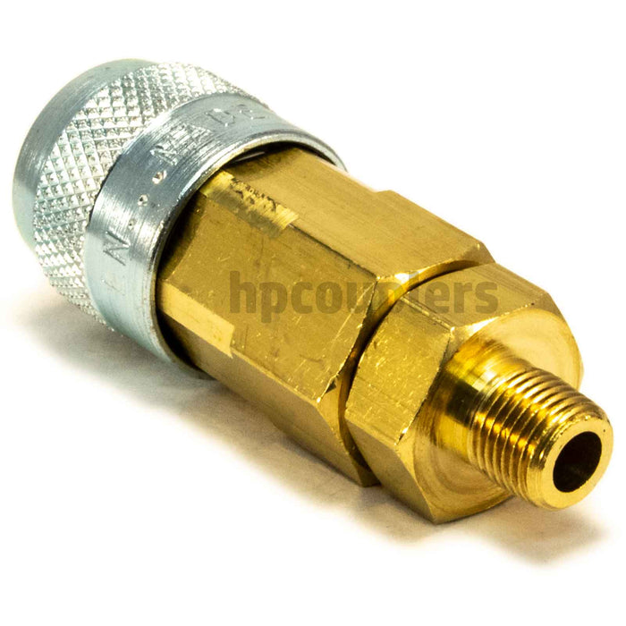 Foster LN2903, LN Series, Lincoln Coupler, Automatic 1/8" Male NPT, Brass, Steel