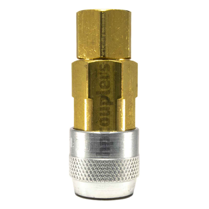 Foster LN3003, LN Series, Lincoln Coupler, Automatic 1/4" Female NPT, Brass, Steel