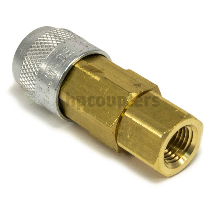 Foster LN3003, LN Series, Lincoln Coupler, Automatic 1/4" Female NPT, Brass, Steel