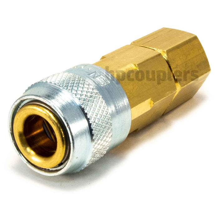 Foster LN3203, LN Series, Lincoln Coupler, Automatic 3/8" Female NPT, Brass, Steel