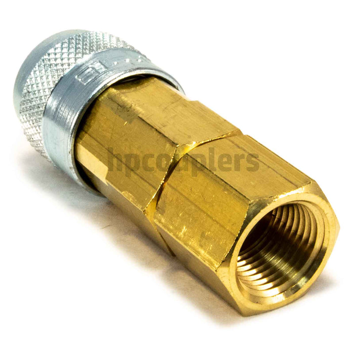 Foster LN3203, LN Series, Lincoln Coupler, Automatic 3/8" Female NPT, Brass, Steel