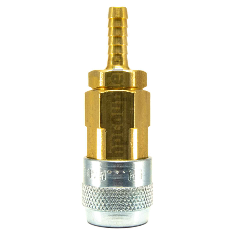 Foster LN3603, LN Series, Lincoln Coupler, Automatic 1/4" Hose Barb, Brass, Steel