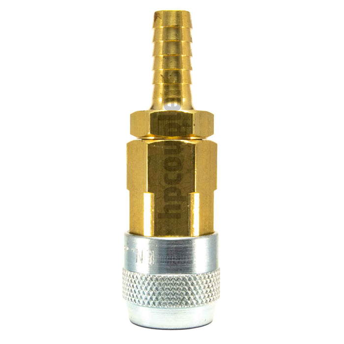 Foster LN3703, LN Series, Lincoln Coupler, Automatic 3/8" Hose Barb, Brass, Steel