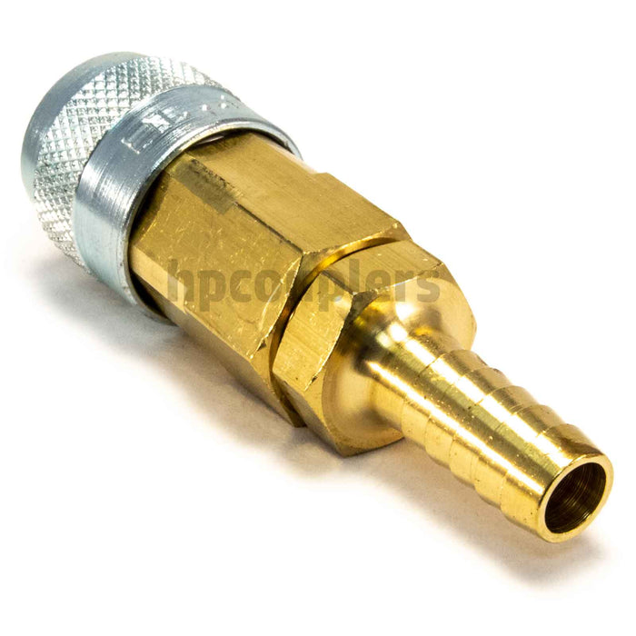Foster LN3703, LN Series, Lincoln Coupler, Automatic 3/8" Hose Barb, Brass, Steel