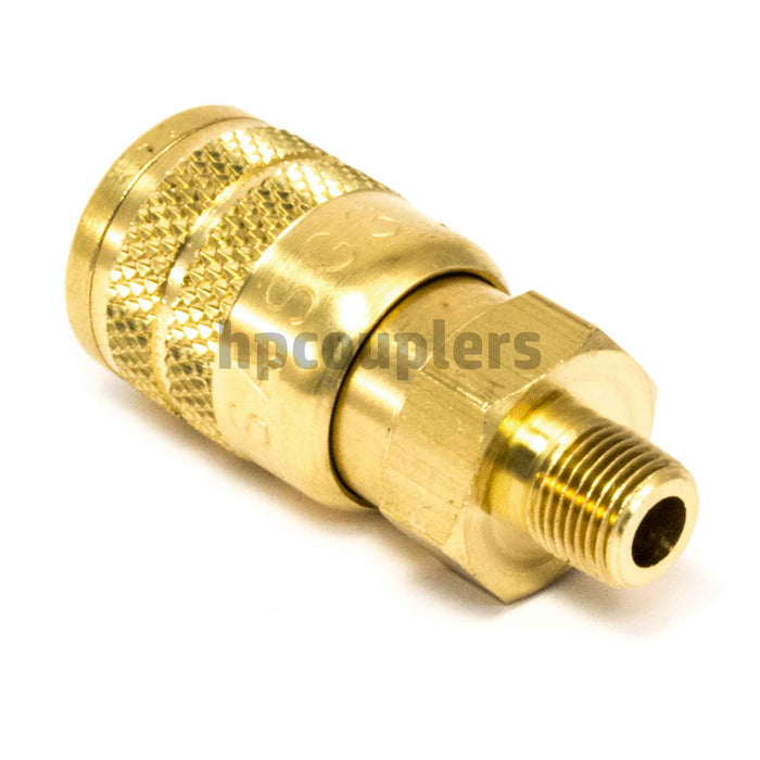 Foster SG2903, 3 Series, Industrial Coupler, Manual, Sleeve Guard, 1/8" Male NPT, Brass