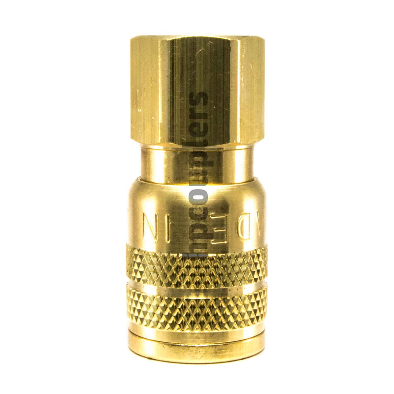 Foster SG3003, 3 Series, Industrial Coupler, Manual, Sleeve Guard, 1/4" Female NPT, Brass
