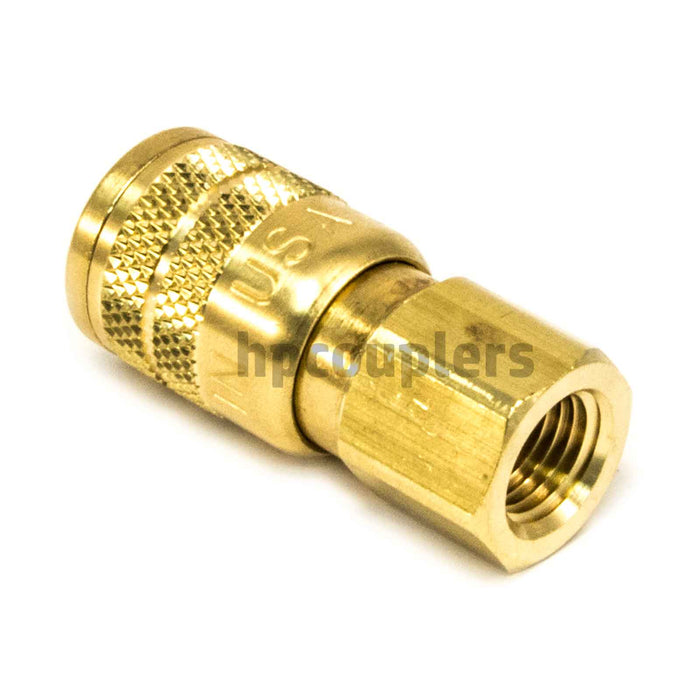 Foster SG3003, 3 Series, Industrial Coupler, Manual, Sleeve Guard, 1/4" Female NPT, Brass