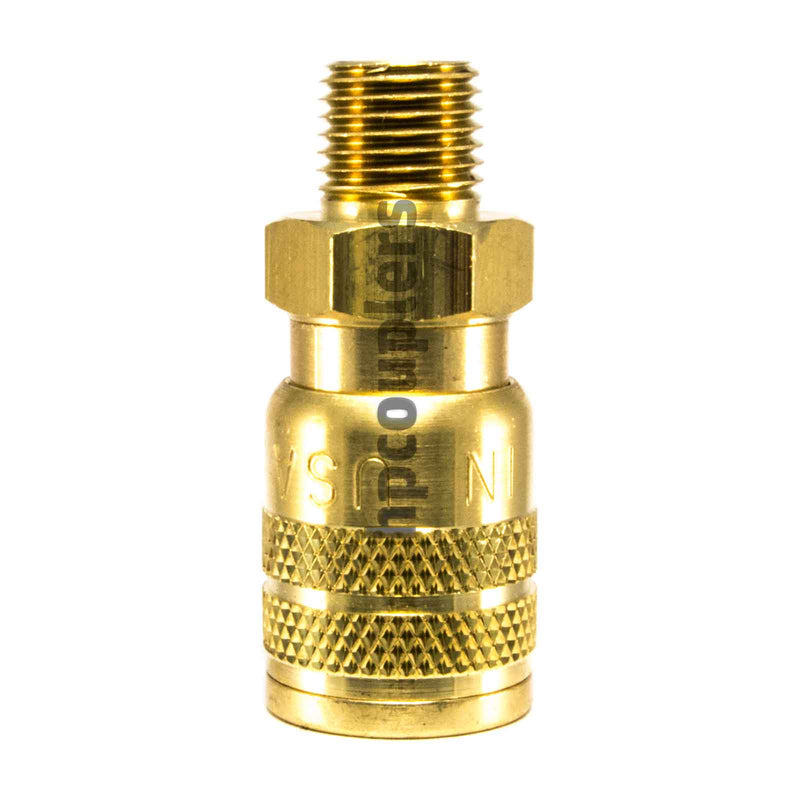 Foster SG3103, 3 Series, Industrial Coupler, Manual, Sleeve Guard, 1/4" Male NPT, Brass