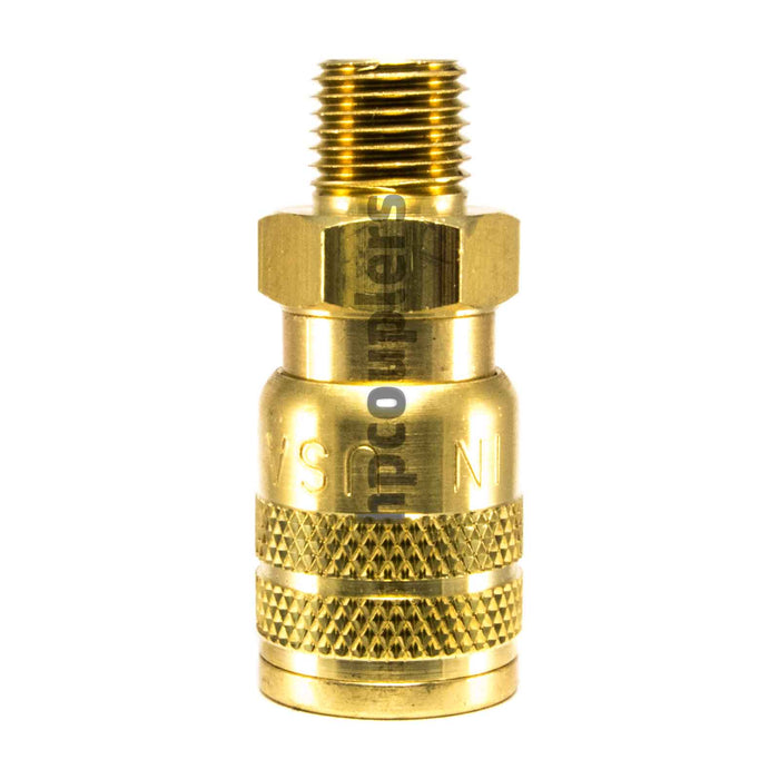 Foster SG3103, 3 Series, Industrial Coupler, Manual, Sleeve Guard, 1/4" Male NPT, Brass