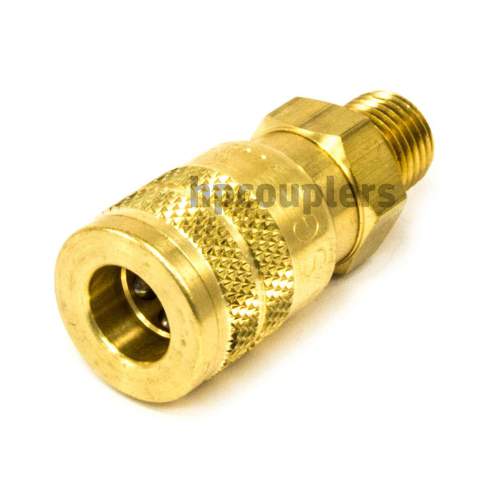 Foster SG3103, 3 Series, Industrial Coupler, Manual, Sleeve Guard, 1/4" Male NPT, Brass