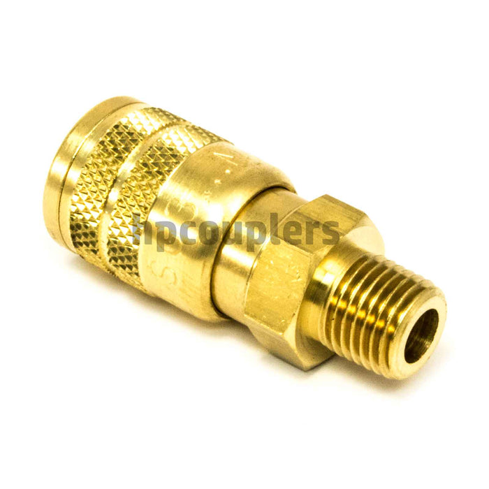 Foster SG3103, 3 Series, Industrial Coupler, Manual, Sleeve Guard, 1/4" Male NPT, Brass