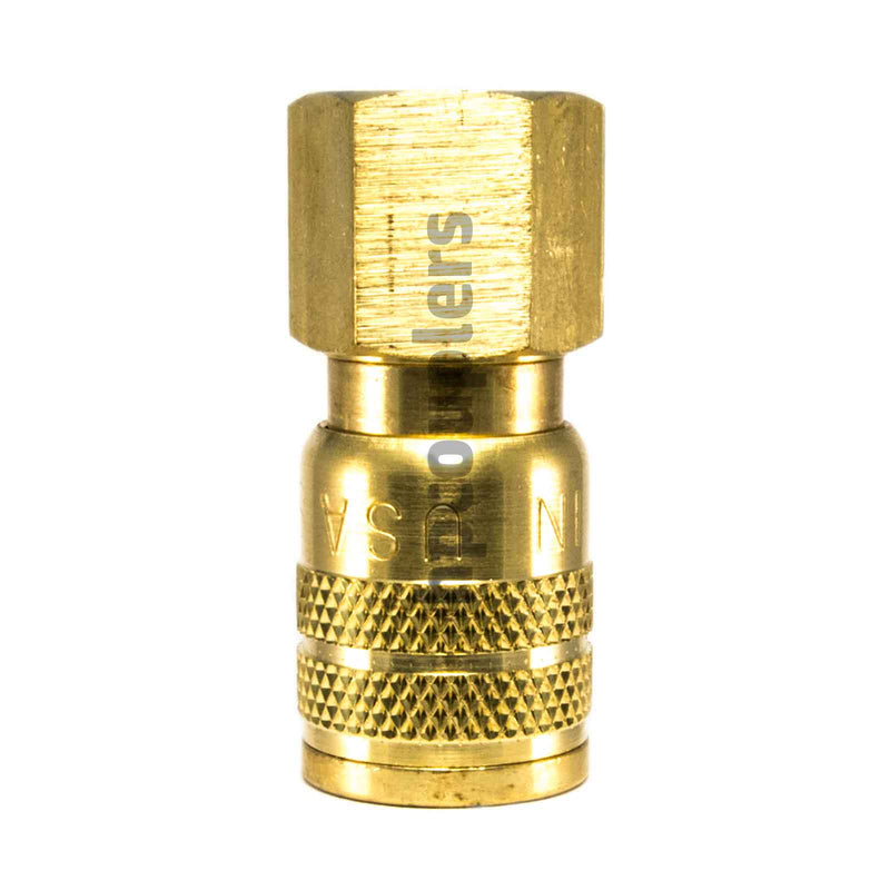 Foster SG3203, 3 Series, Industrial Coupler, Manual, Sleeve Guard, 3/8" Female NPT, Brass